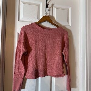 Anthropologie Dusty Rose Long‎ Sleeve Top